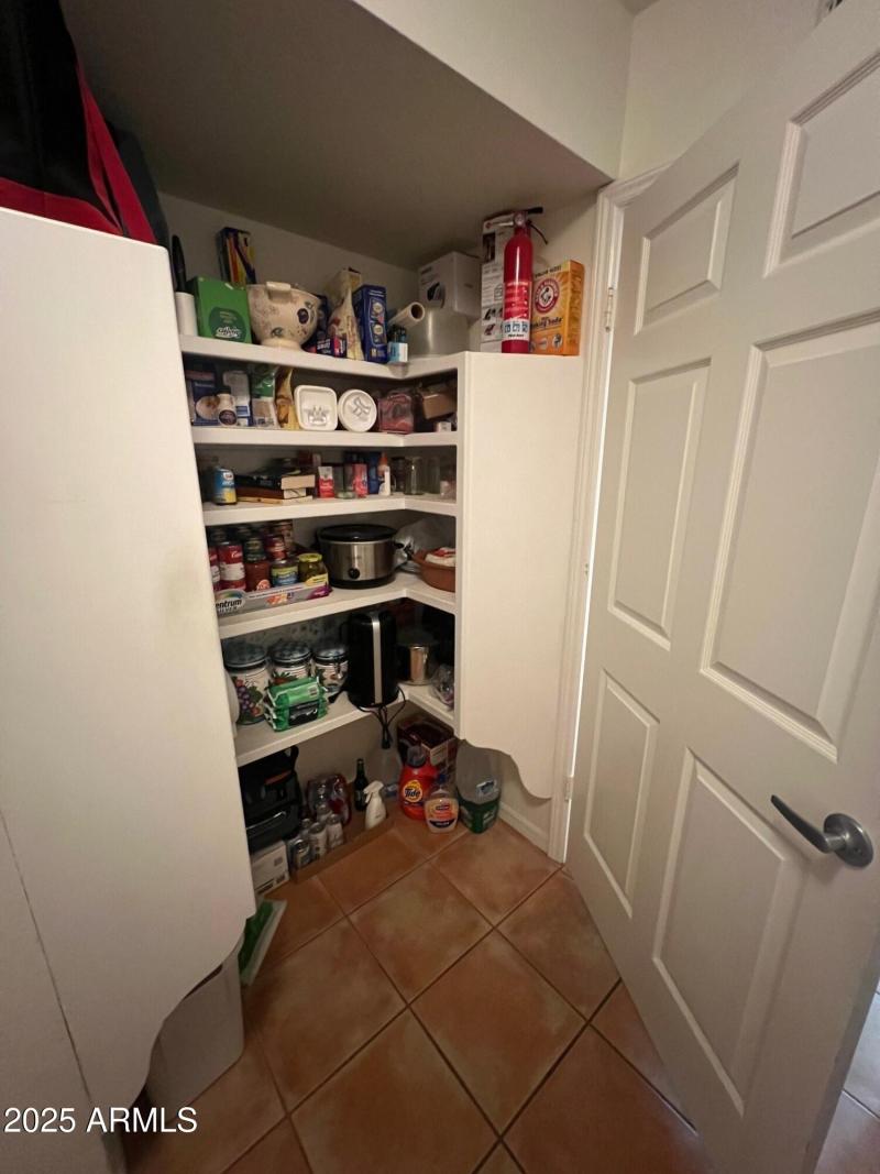 Pantry in the laundry room