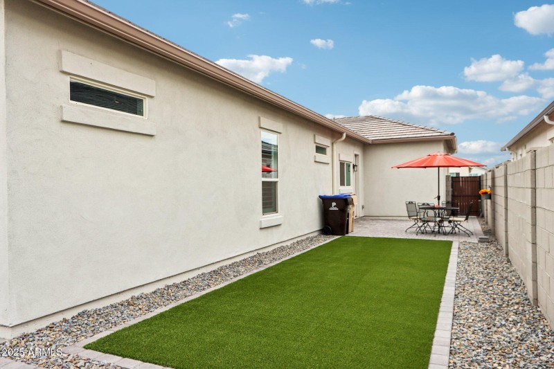 Sideyard with NextGen entry