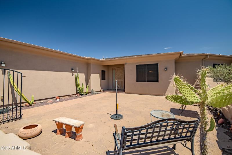 Gated Courtyard Area