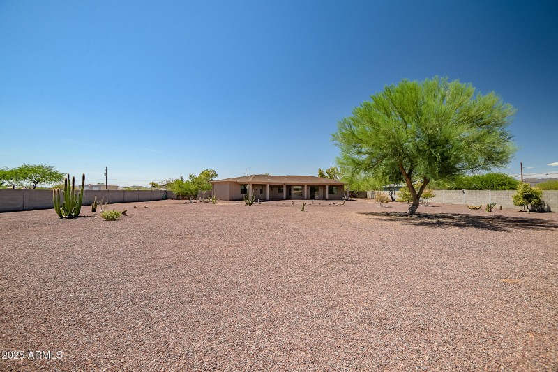 Large Backyard Area