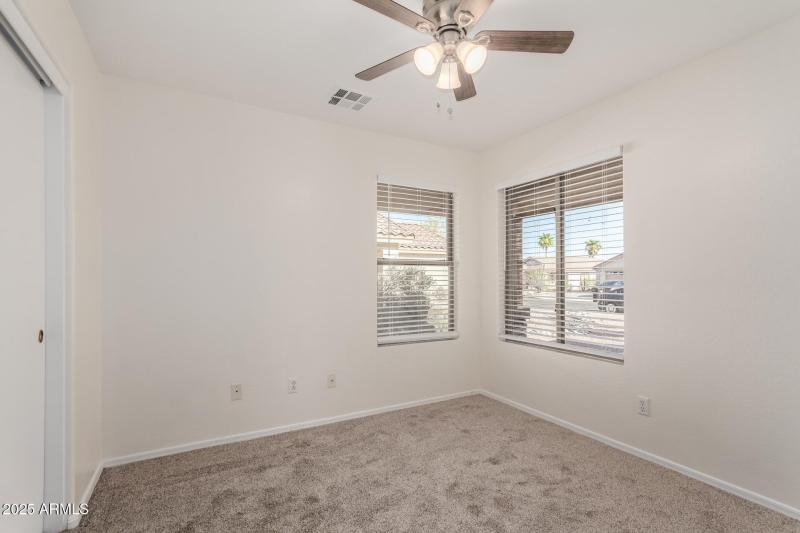 Guest Bedroom with Front Windows