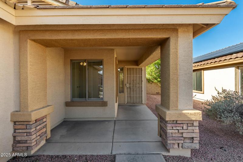 Covered Front Porch Entry