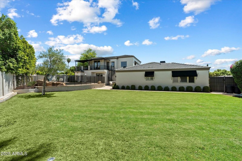 Large Backyard Grass Area