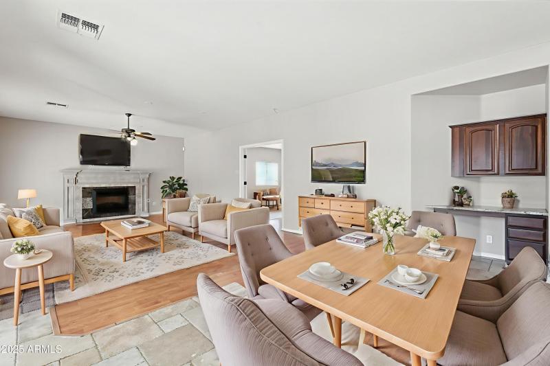 Family Room/Great Room/Virtually Staged