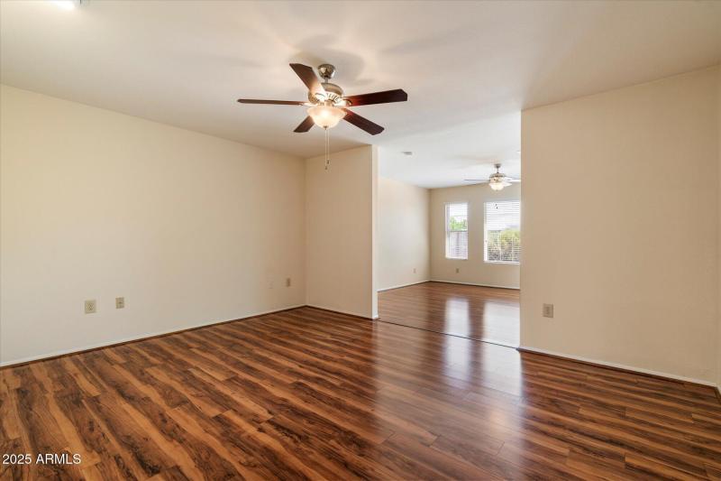 Large, open & updated primary bedroom