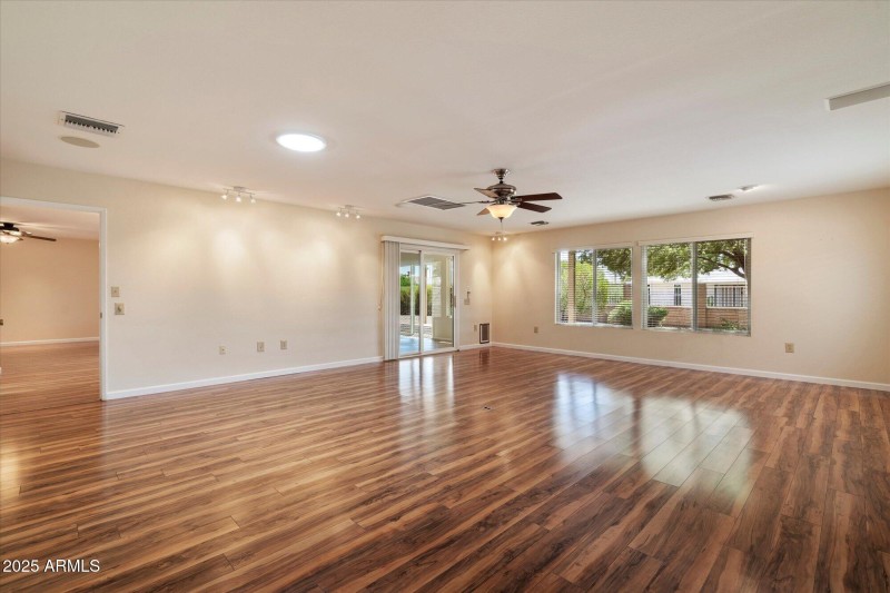 Updated windows, floors & lighting
