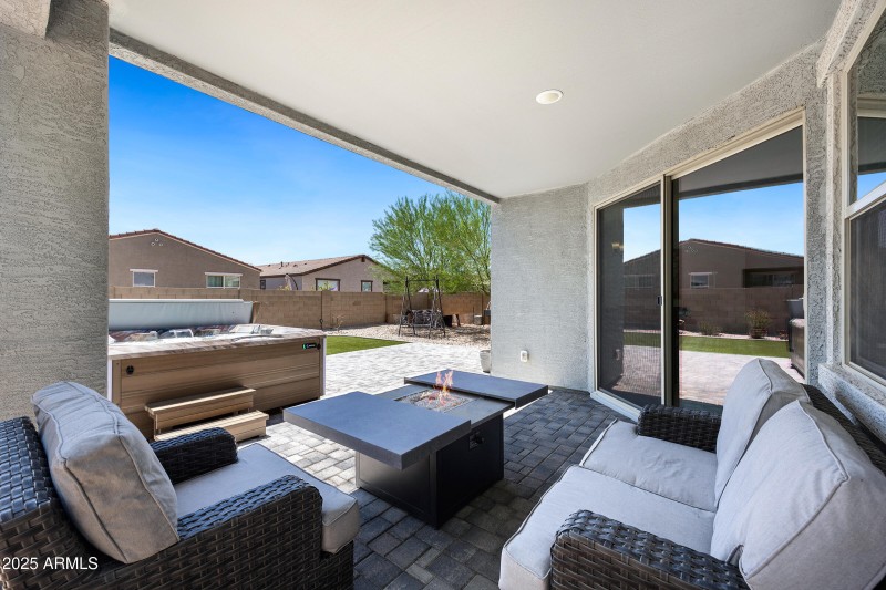 Covered Back Patio