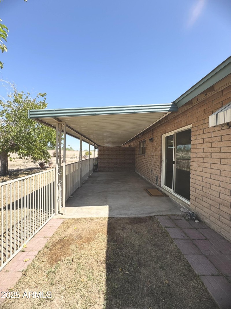 Rear Covered Patio