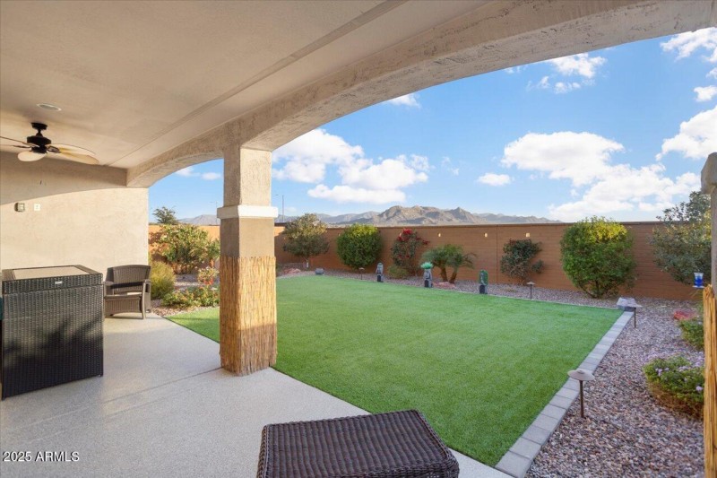 Covered Back Patio
