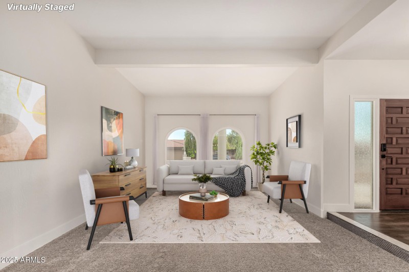 Formal Living Room, Staged