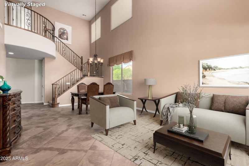 Staged Living Room