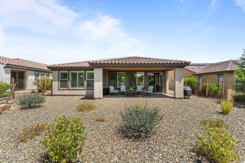 Large backyard