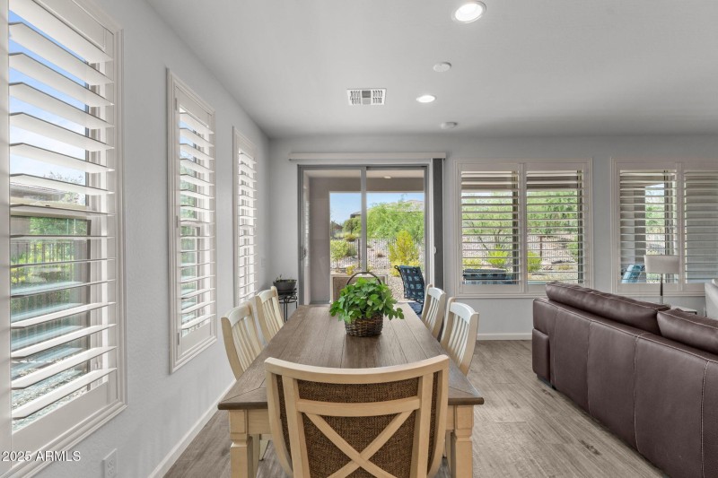 Dining area
