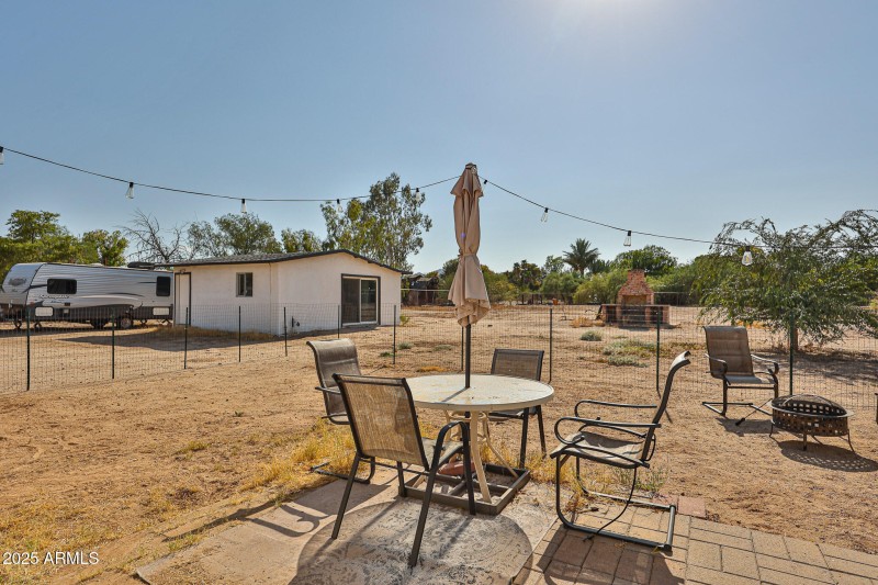 Backyard Area