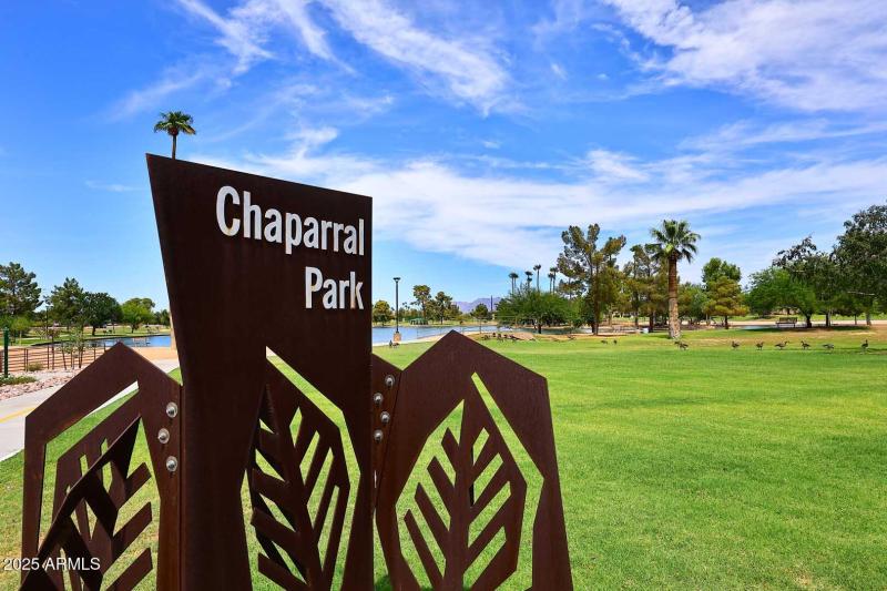 Chaparral Park-Sign