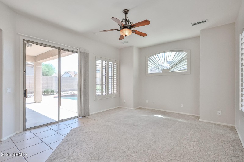 Sliding Doors to Backyard