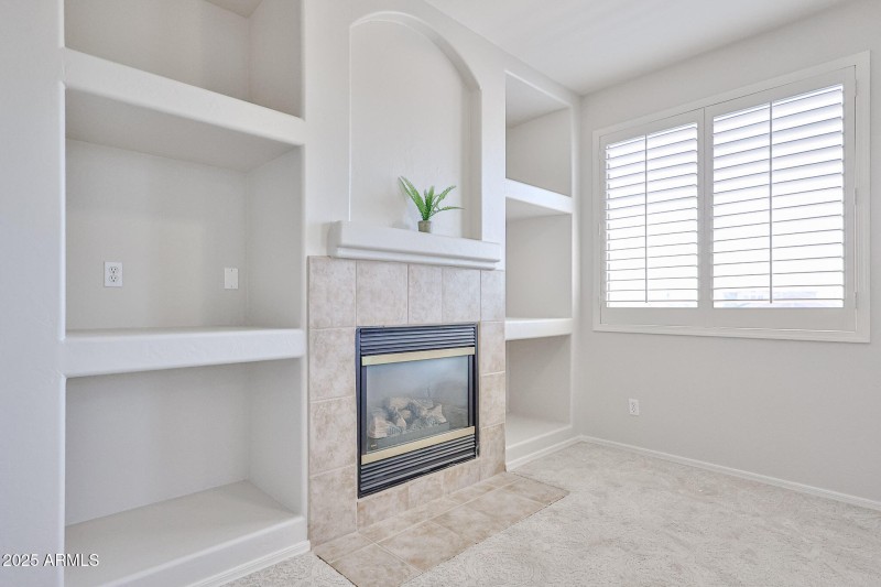 Fireplace in Primary Bedroom