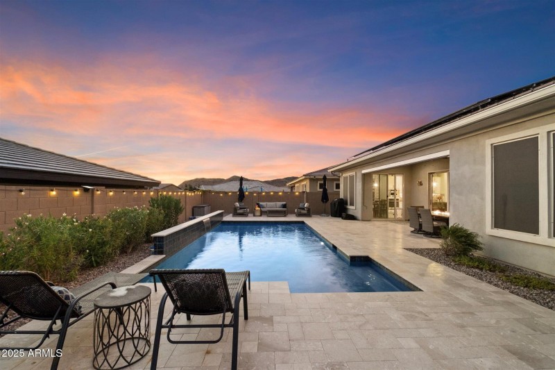Twilight Pool View