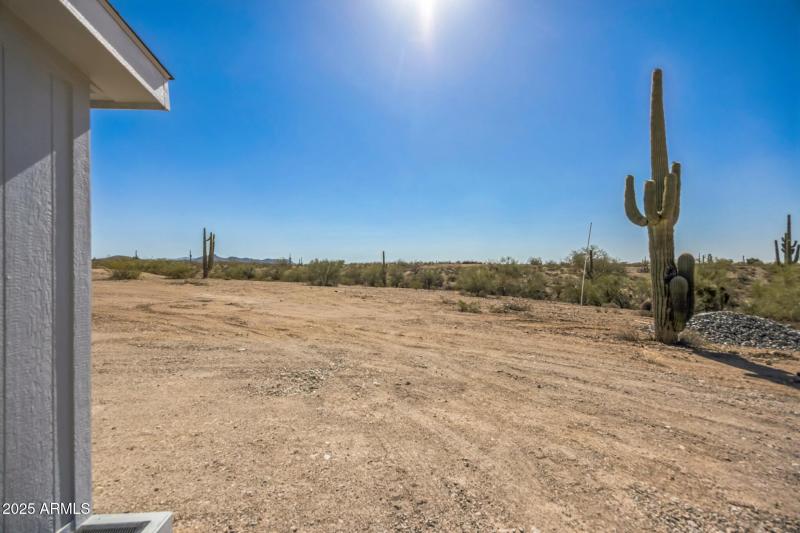 Desert landscape, abundant space
