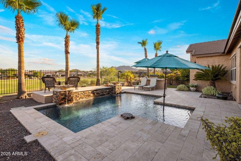 Pool Overlooking 15th Fairway