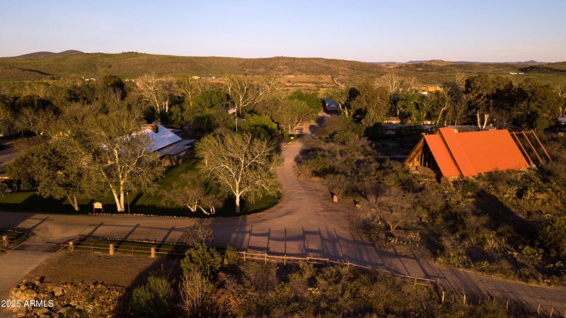 Aerial Facing East