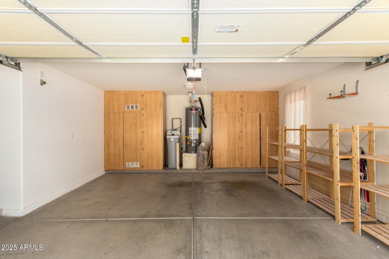 With storage cabinets & shelving