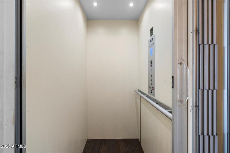 Elevator in unit