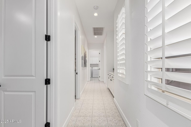 Hallway to laundry