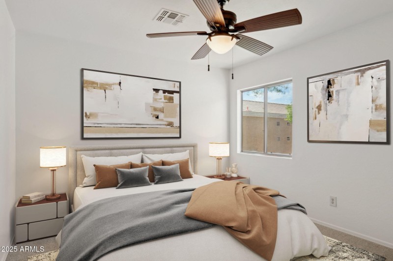 Virtually Staged Bedroom 2