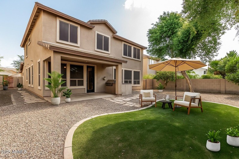 Staged - Backyard