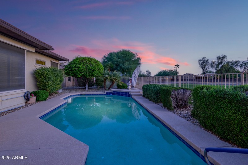 Evening Pool