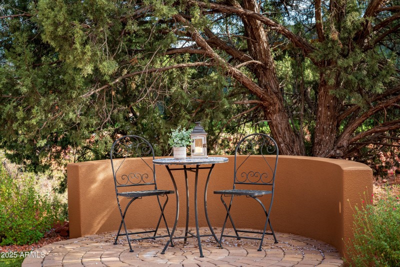 Circular Patio Near Arroyo