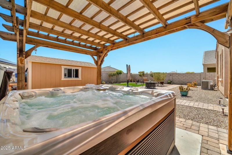 HOT TUB AND GAZEBO