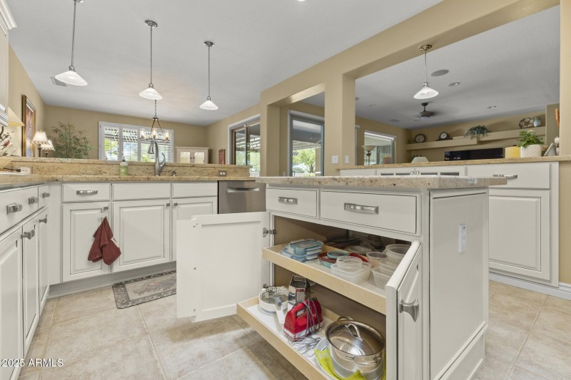Expansive Kitchen Island