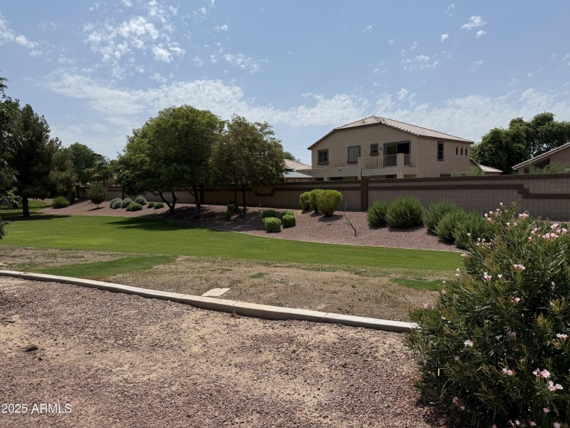 Grass Park Behind Home