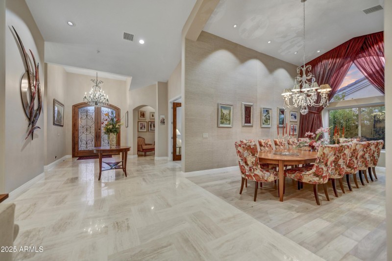 Foyer to Formal Dining