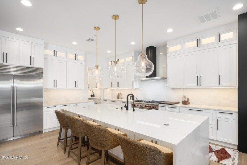 Beautifully lit island