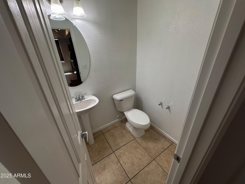 1/2 Bath on Living Room Floor