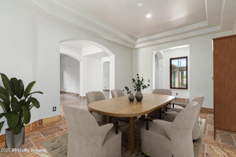 Virtually Staged Formal Dining Room (b)