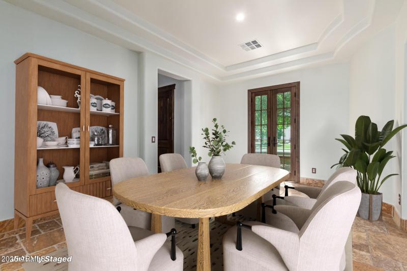 Virtually Staged Formal Dining Room