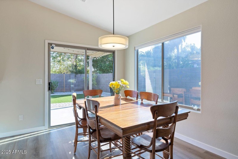 Dining space