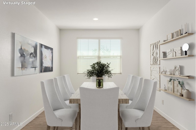 Dining Room or Den Spacedigitally staged