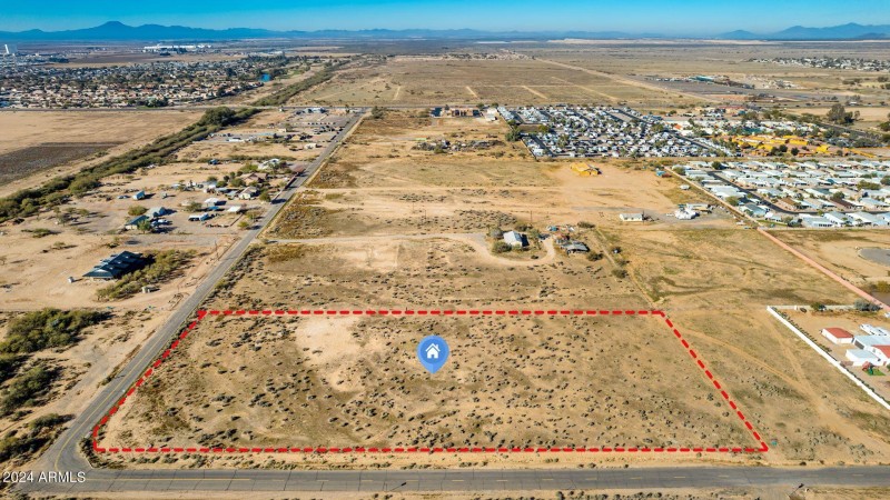 Overhead - lot lines are an estimate