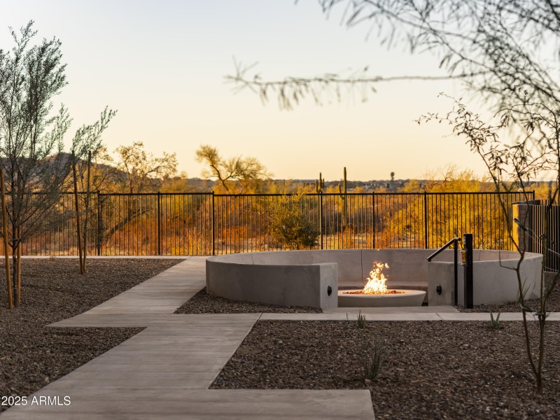 community fireplace