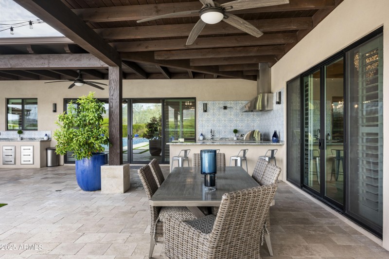 Covered Dining Area