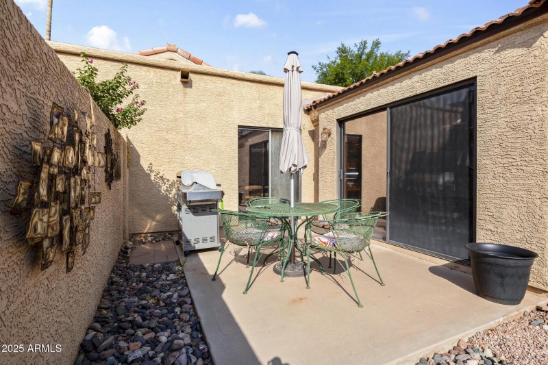 Side Patio view