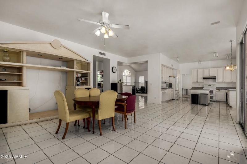 Family Room and Kitchen