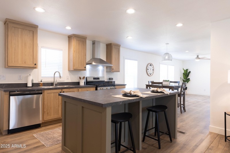 Kitchen to Dining