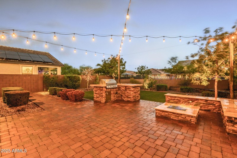 Backyard - Sunset