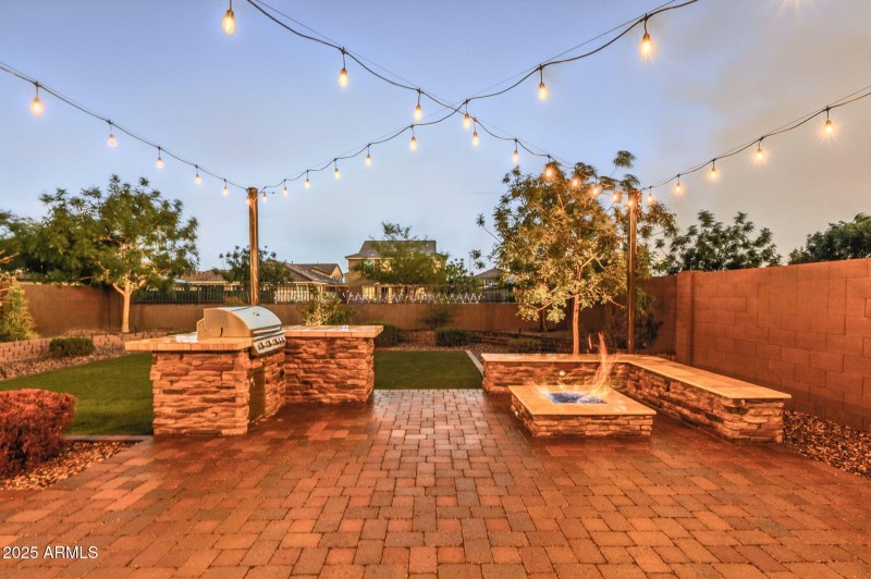 Backyard - Sunset